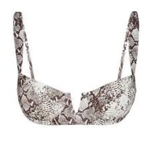 NWT Monday Swimwear Clovelly Top in Snake Size L